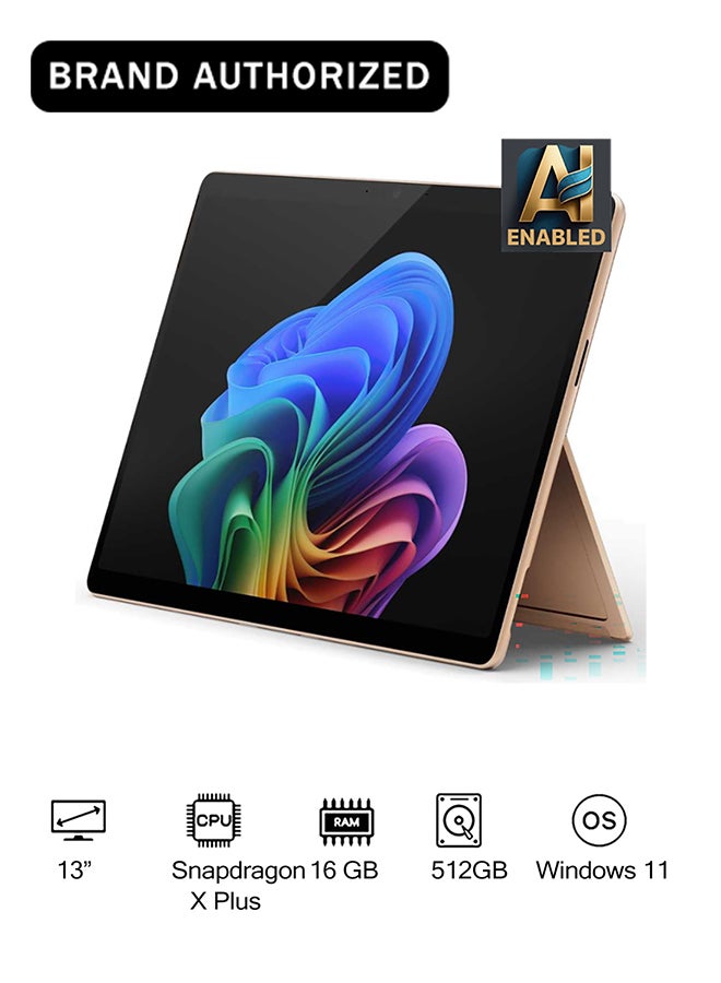 Compare Surface Pro 11 Copilot+ PC Laptop With 13Inch Display, Qualcomm Snapdragon X Plus Processor16GB RAM512GB SSDQualcomm Adreno GraphicsWindows 11 EnglishArabic Dune EnglishArabic Dune at KSA Price