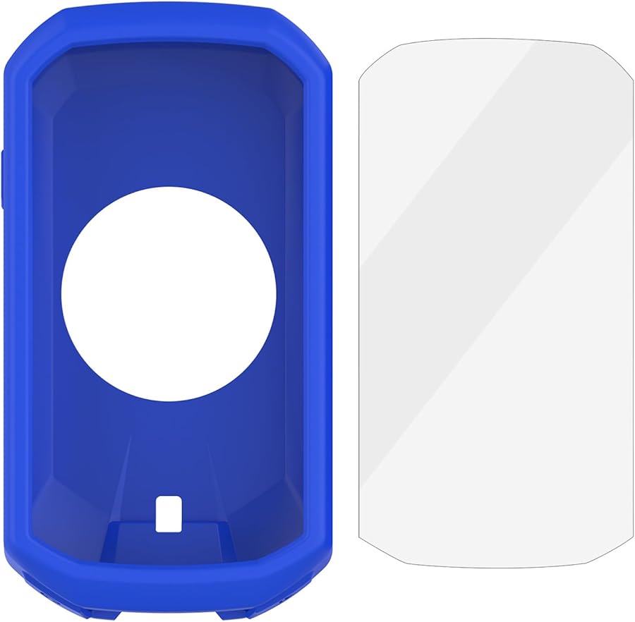 Blue Silicone Protective Case with Screen Protector…