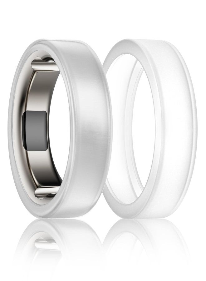 Compare BandSmith Silicone Case Compatible with Oura Ring Protector, Elastic Cover for Oura Ring Gen 43 Working out  Patent Protected Transparent+Transparent, S for 678910 at KSA Price