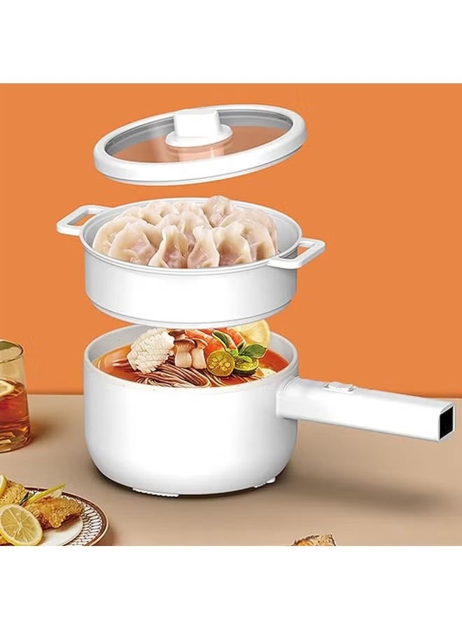 2L Electric Hot Pot with Steamer & Temperature Control-Non-Stick…