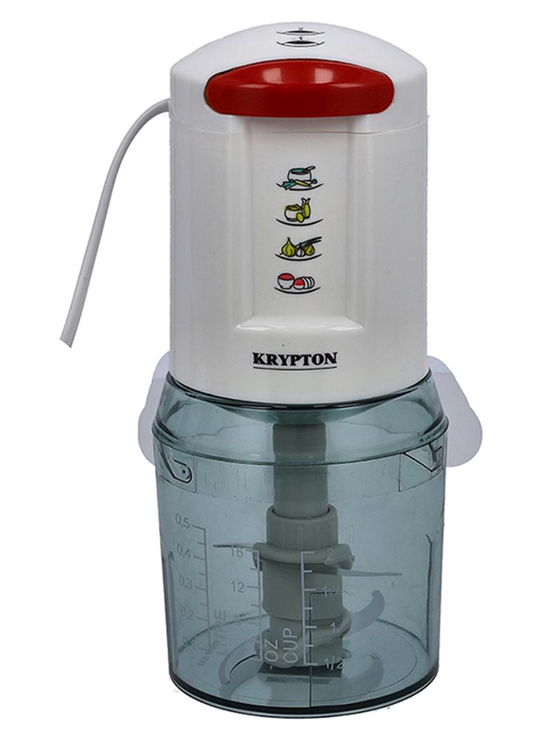 Compare Compact Multipurpose Chopper, Double Blade Assembly Suitable for Chopping and Mincing Vegetables, Fruits, Meat, Onion, Ice, etc. Stainless Steel Blades for Fast and Effective Operation 500 ml 500 W KNMC6278N ClearWhiteRed at KSA Price