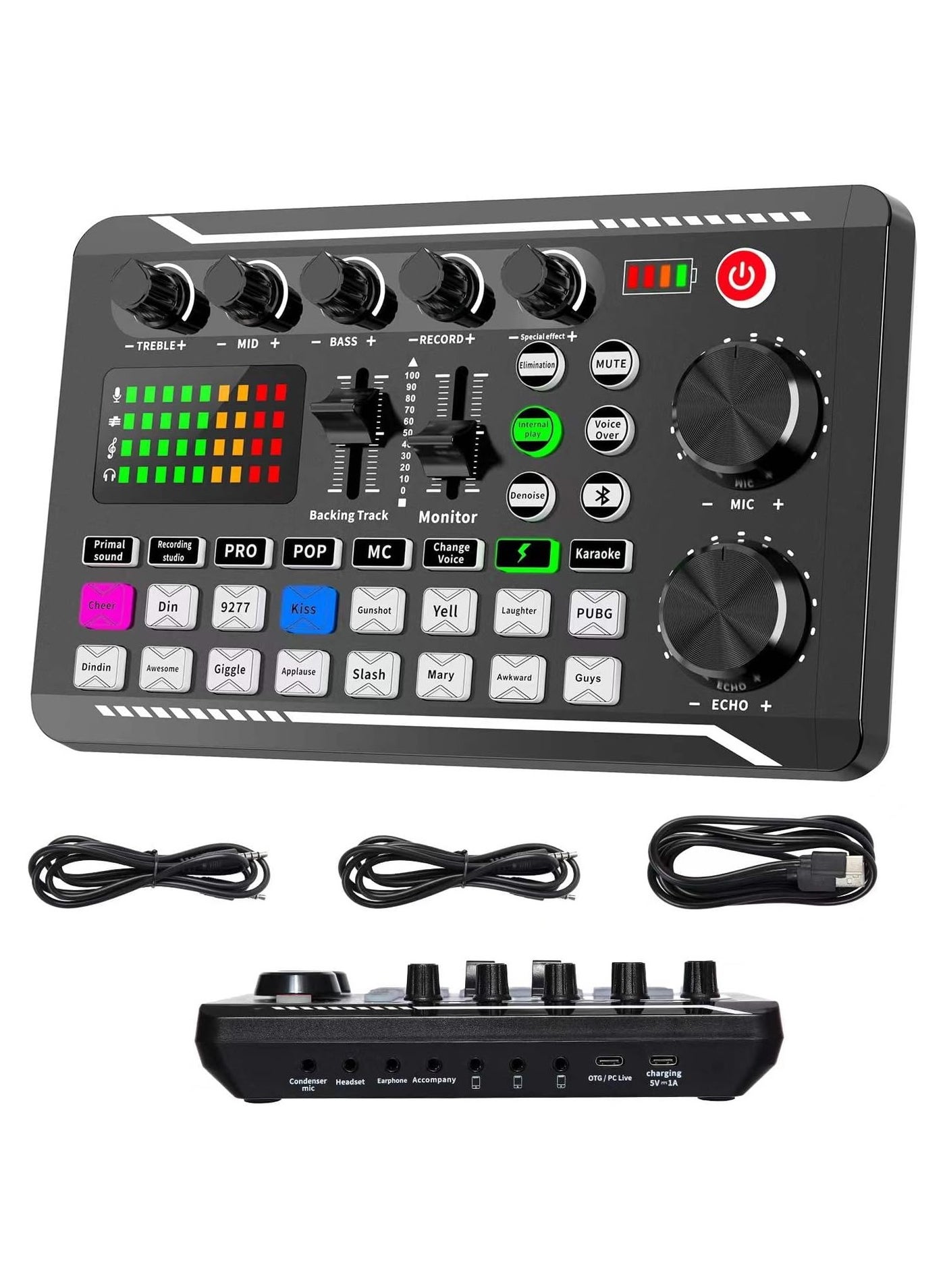 Professional Audio Mixer, Live Sound Card and Audio…