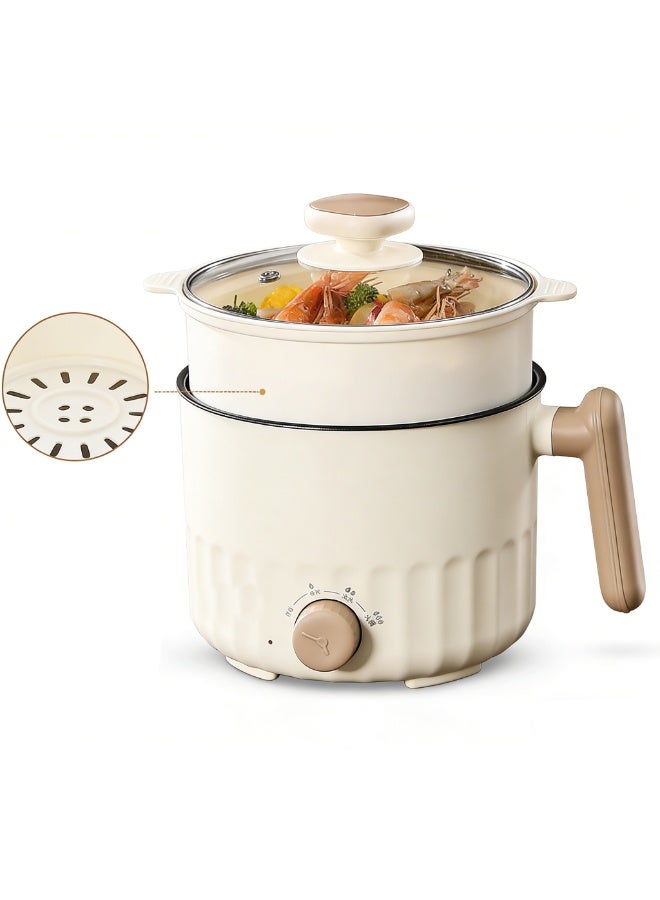 1.8L Electric Hot Pot?Ramen Cooker, Dual power…
