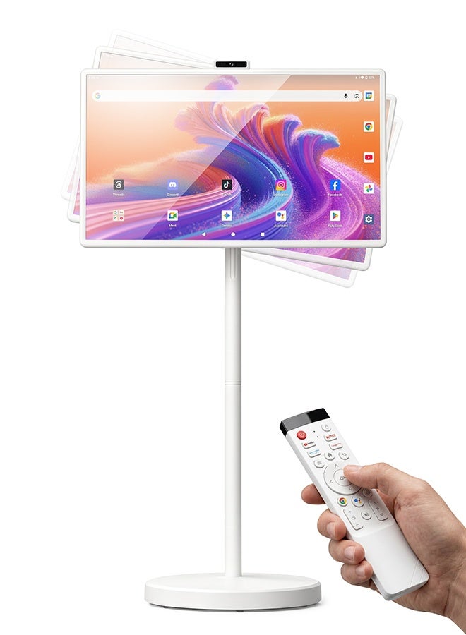 32 Inch 1080P FHD Touch Screen Portable Rolling…