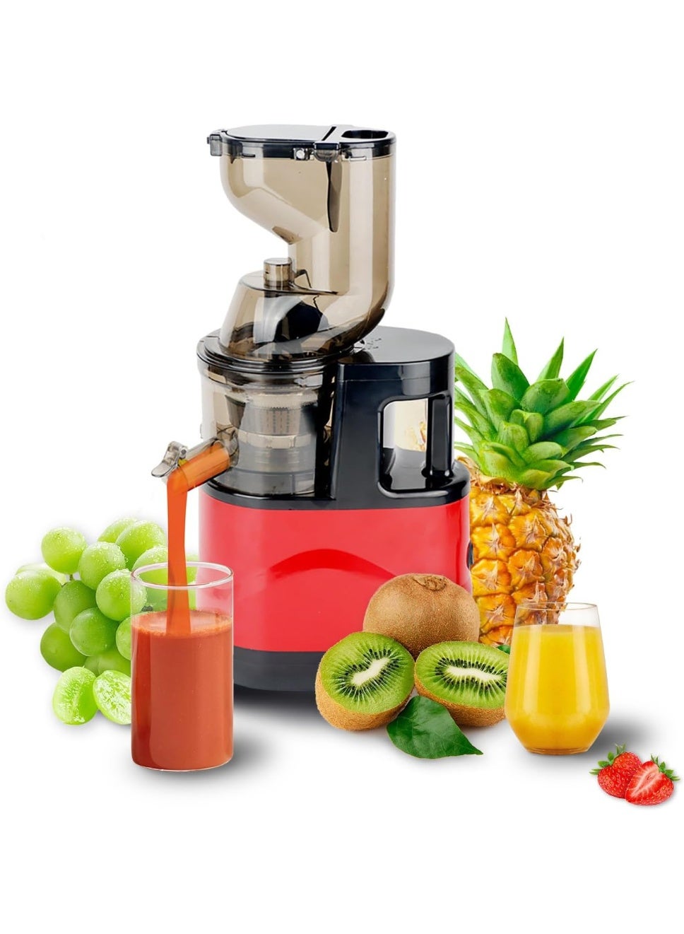 3-in-1 Cold Press Juicer Machine, Stainless Steel…