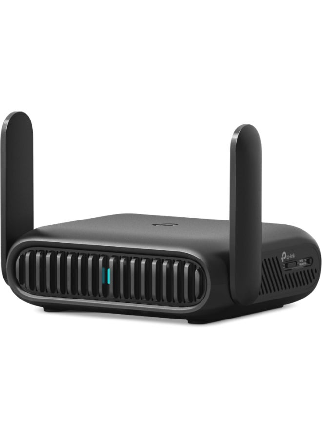 Compare BE3600 WiFi 7 Portable Travel Router TLWR3602BE | DualBand, 2.5 Gig Port, USB 3.0 | MultiModes in One | OpenVPN, WireGuard庐 | Public WiFi Sharing for HotelCruiseRVPlane | No 6 GHz black at KSA Price