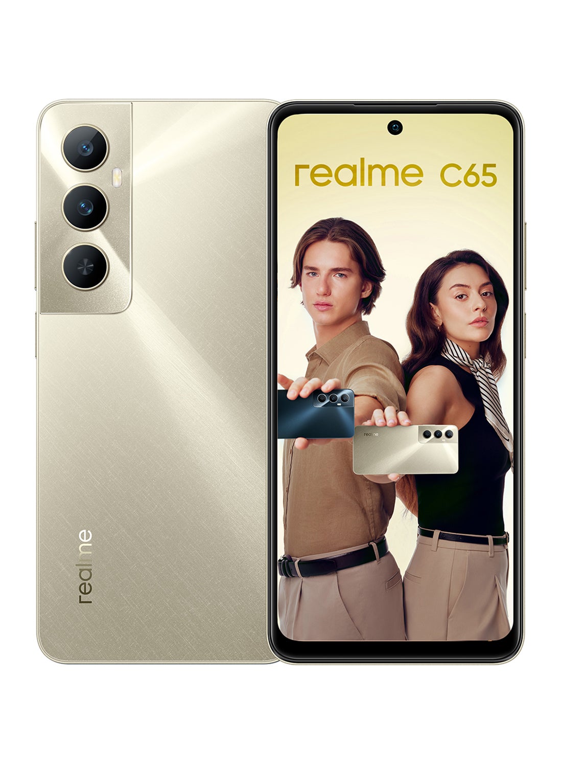 Compare C65 Dual SIM Starlight Gold 6GB RAM 128GB 4G  Middle East Version at KSA Price