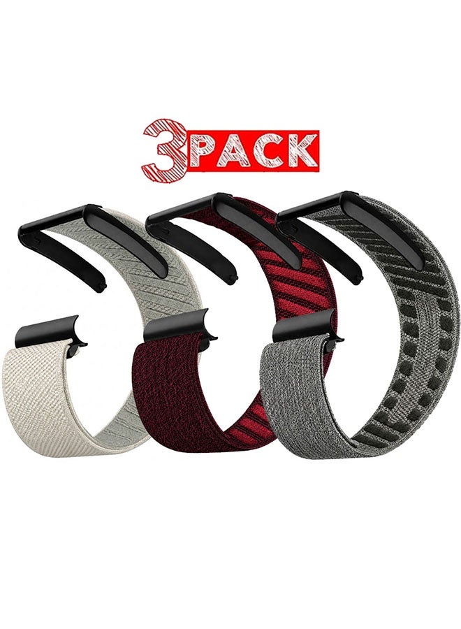 3 PACK Whoop 5.0 Nylon Band, Adjustable Stretch…
