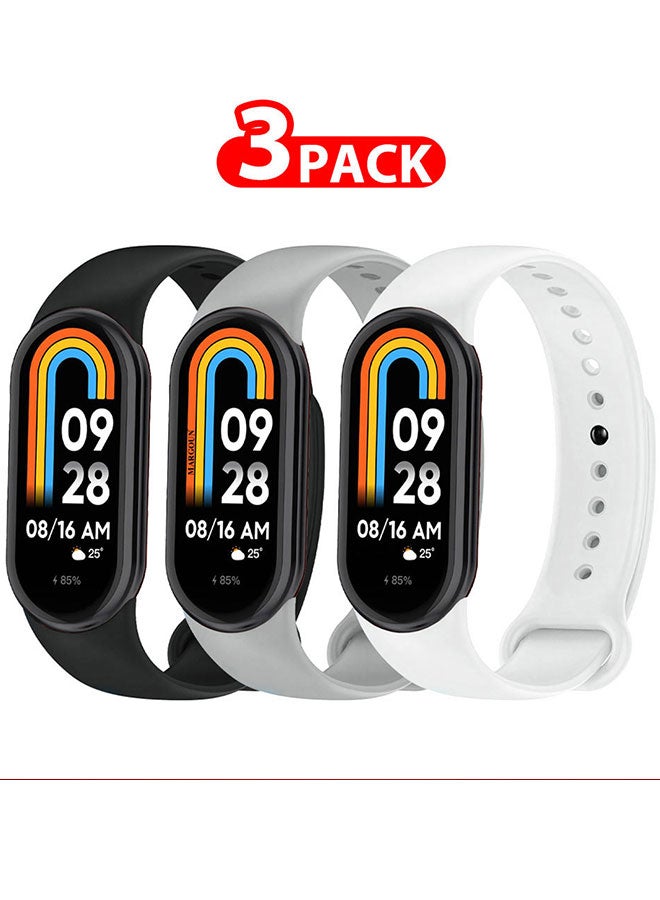 3 Pack For Xiaomi Smart Band 8 Watch Bands…