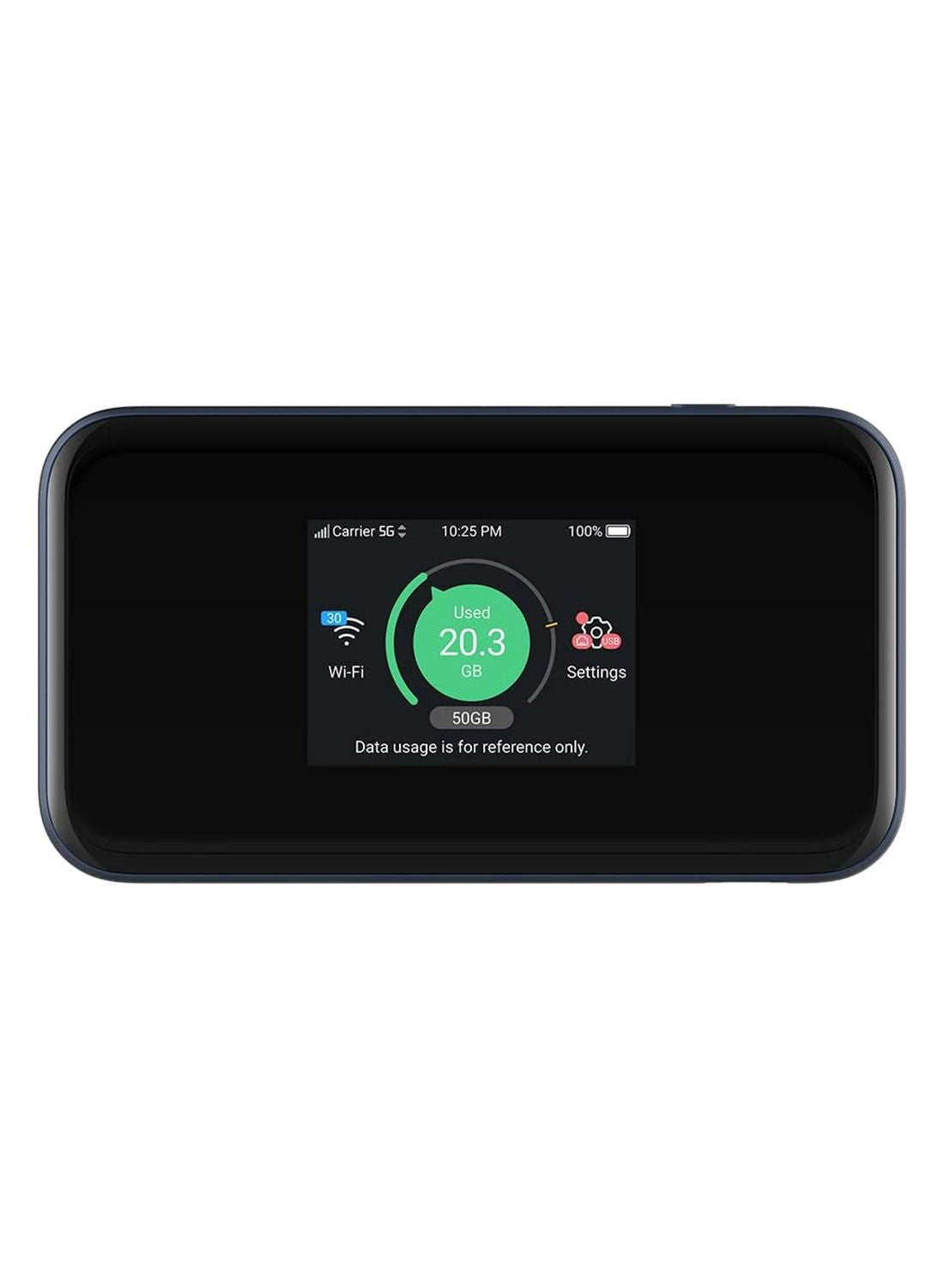 Compare MU5001 5G Unlocked portable low cost travel WiFi, Connects 32 devices, 8 hours long lasting battery with Quick Charge, Touch Screen Black at KSA Price