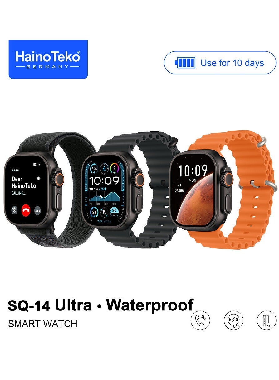 HainoTeko SQ-14 Ultra Waterproof Smartwatch with Large…