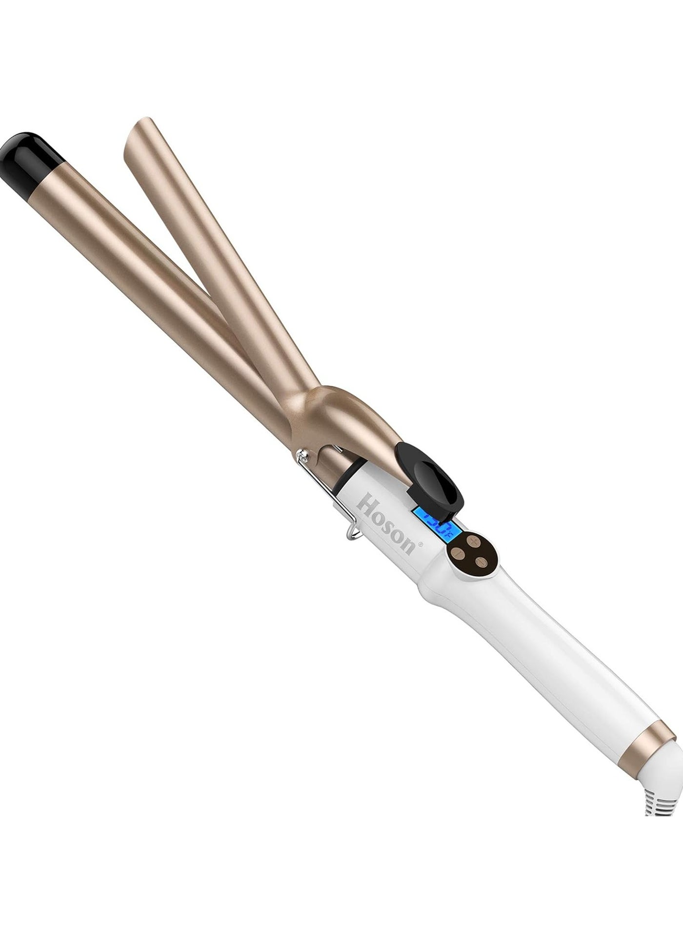Compare Hoson 1 Inch Curling Iron Professional Ceramic Tourmaline Coating Barrel Hair Curler, LCD Dispaly with 9 Heat Setting225°F to 450°F for All Hair Types, Glove Include at KSA Price