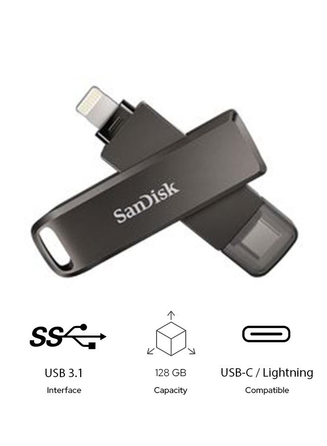 iXpand Flash Drive Luxe - USB-C + Lightning…