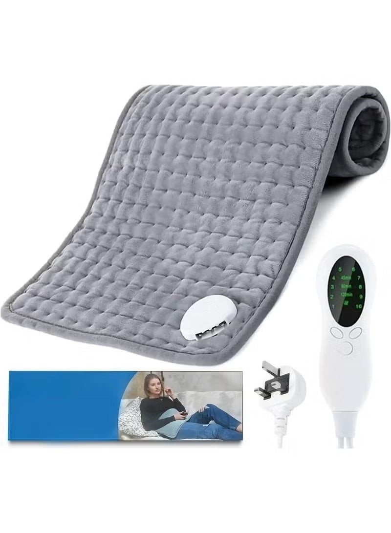 Compare Electric Heating Pad with 6 Temperature Levels & Auto ShutOff | Machine Washable Heating Pad with 87Inch Power Cord for Back, Neck & Shoulders at KSA Price