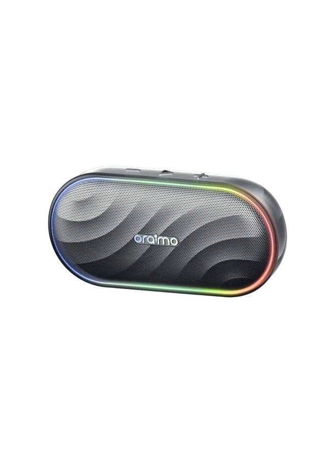 Compare Oraimo SpaceBox Bluetooth Speaker with Immersive Sound,16H Playtime speaker,Booming Bass with HavyBass DSP 2.0，Wireless Speaker for Home,Outdoors,Travel Space Grey at KSA Price
