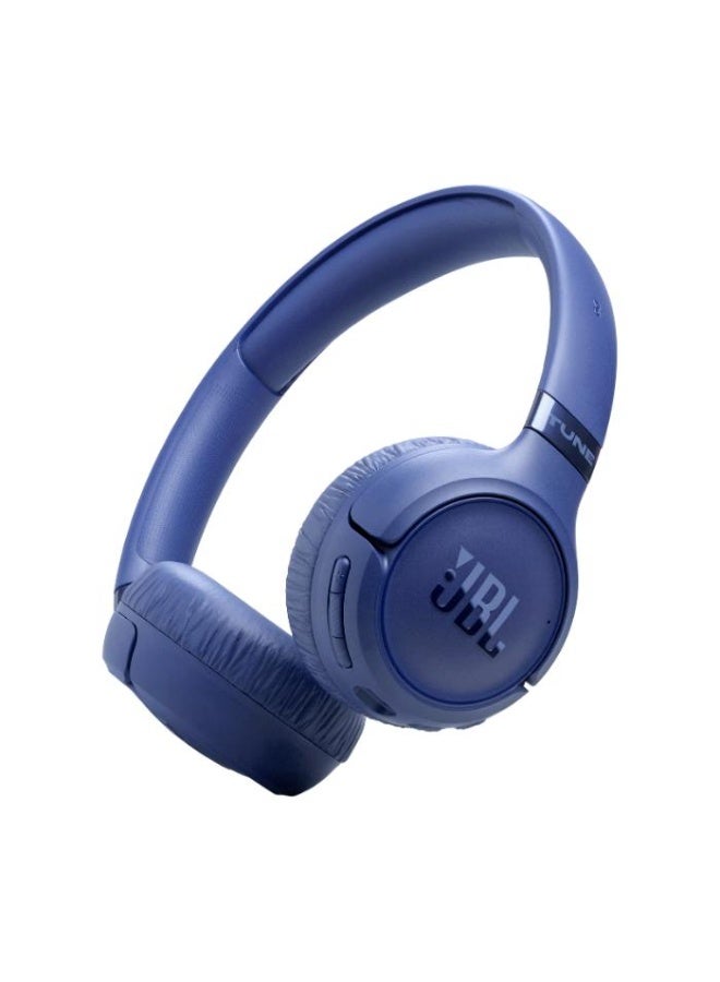 Compare JBL Tune 680NC Wireless OnEar Noise Cancelling Headphones with HiRes JBL Pure Bass & Spatial Sound, 76H Battery Life, Smart Ambient, Dual Mics, Bluetooth 6.0 – Blue JBLT680NCBLU Blue at KSA Price