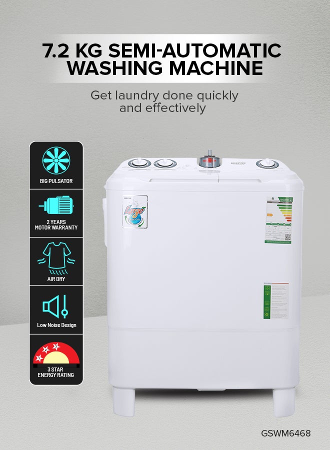 Twin Tub Semi-Automatic Washing Machine| High Back…