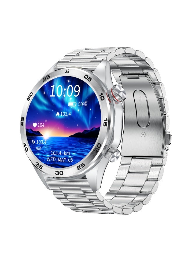 Compare Mens Smart Bluetooth Watch, 1.52 FullTouch Display, Sleep  Tracking, IP67 Waterproof, MultiSport Modes, MultiLanguage Support, I118 Silver at KSA Price