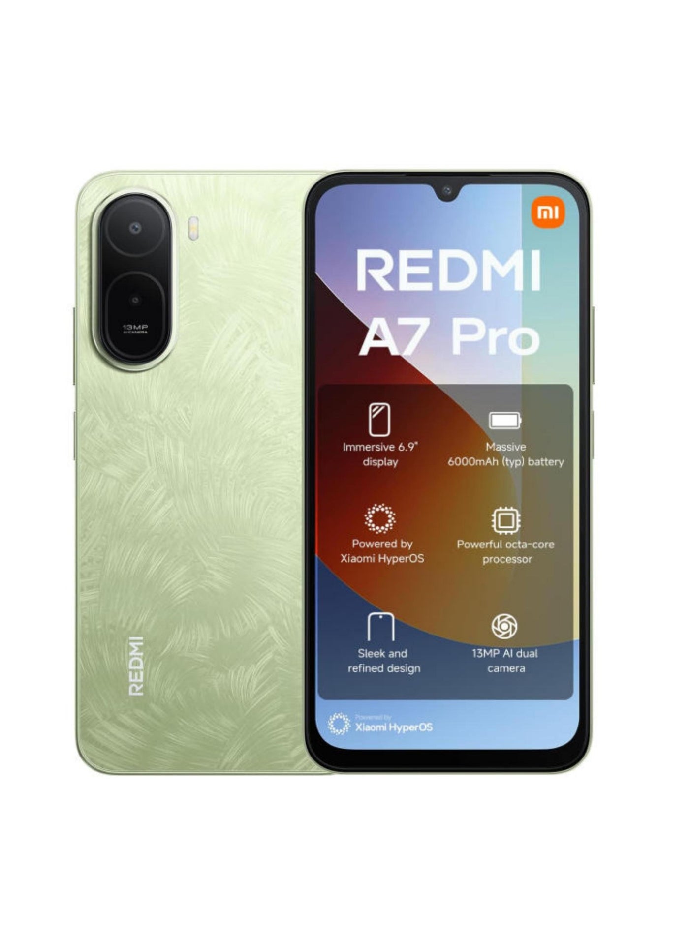 Compare REDMI A7 Pro Palm Green 4GB RAM+4GB Extension 128GB ROM 4G at KSA Price