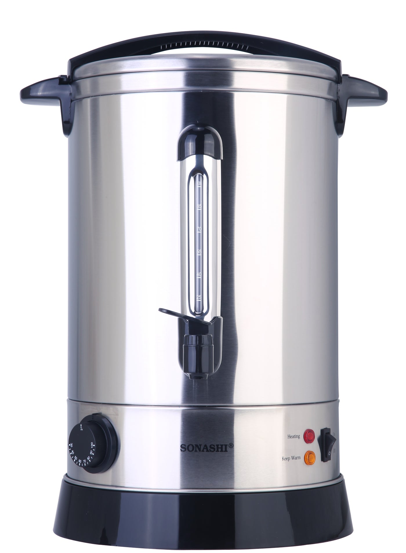 Compare 20L Electric Water Boiler  Stainless Steel Double Layer Body with Water Tag | Auto & Resettable Thermostat with Indicator Light | Perfect for Outings, Office Parties and Home  1650W SEWB20 Silver Black at KSA Price