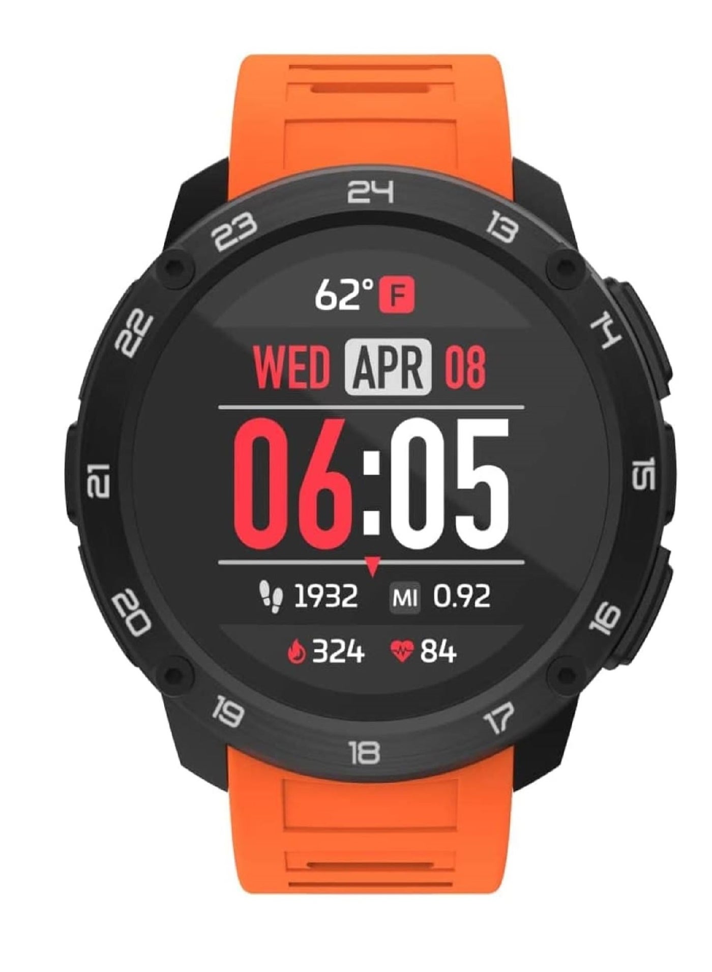iTouch Unisex Interactive Explorer 3 Watch Black/Orange…