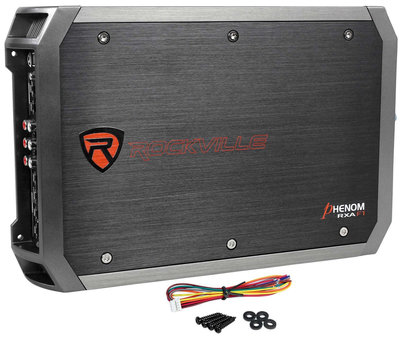 Compare Rockville RXAF1 1600W 4Channel Car Amplifier, DynoCertified RMS, MOSFET Power Supply, ELNA Capacitors, Class AB, Perfect for Car Audio and Subs at KSA Price