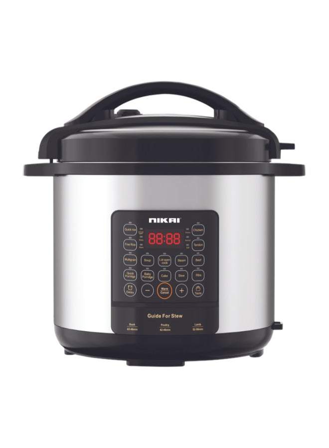 Compare Digital Pressure Cooker  8L Capacity, 1300W Power, Advanced Digital Controls  NEP882DX 8 L 1300 W NEP882DX SilverBlack at KSA Price