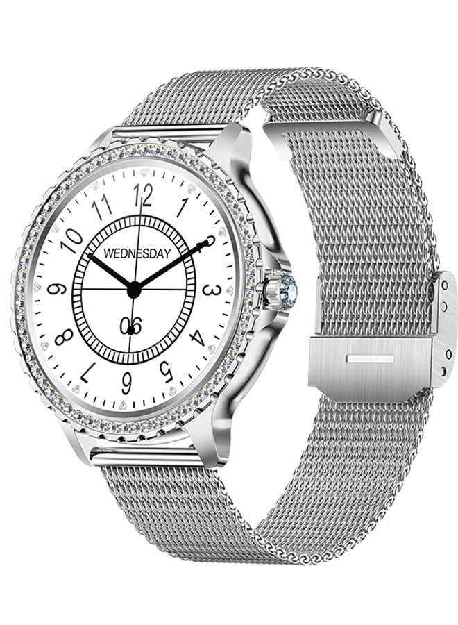 Compare SmartWatch for Android IOS, Bluetooth Call Fitness Tracker with Heart Rate Sleep Monitor Diamonds Inlay Surface Smartwatch 1.32 Full Screen Waterproof Fashion Women Watch at KSA Price