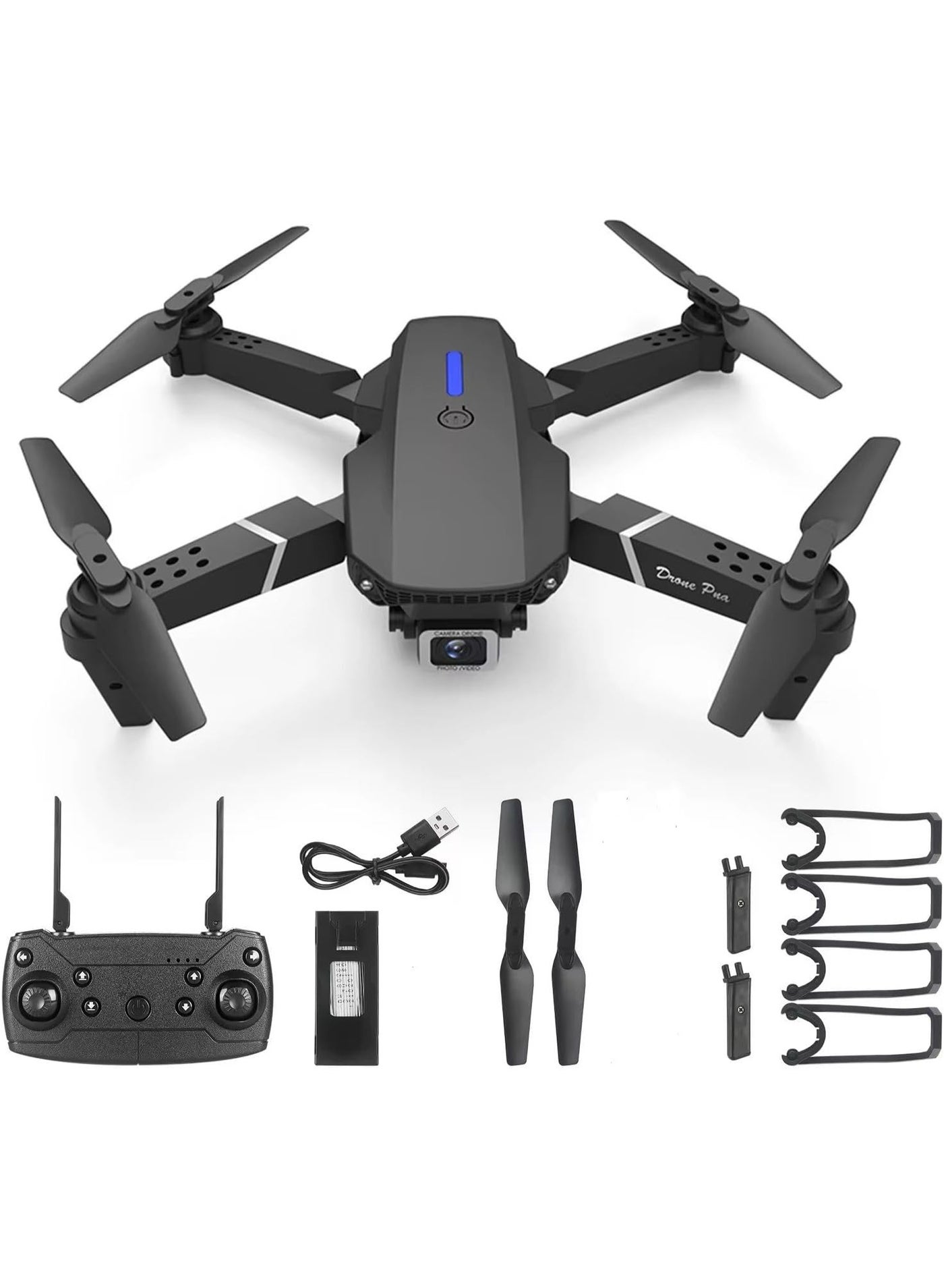 E88 Drone Professional 4K HD Dual Mini Camera,Foldable…