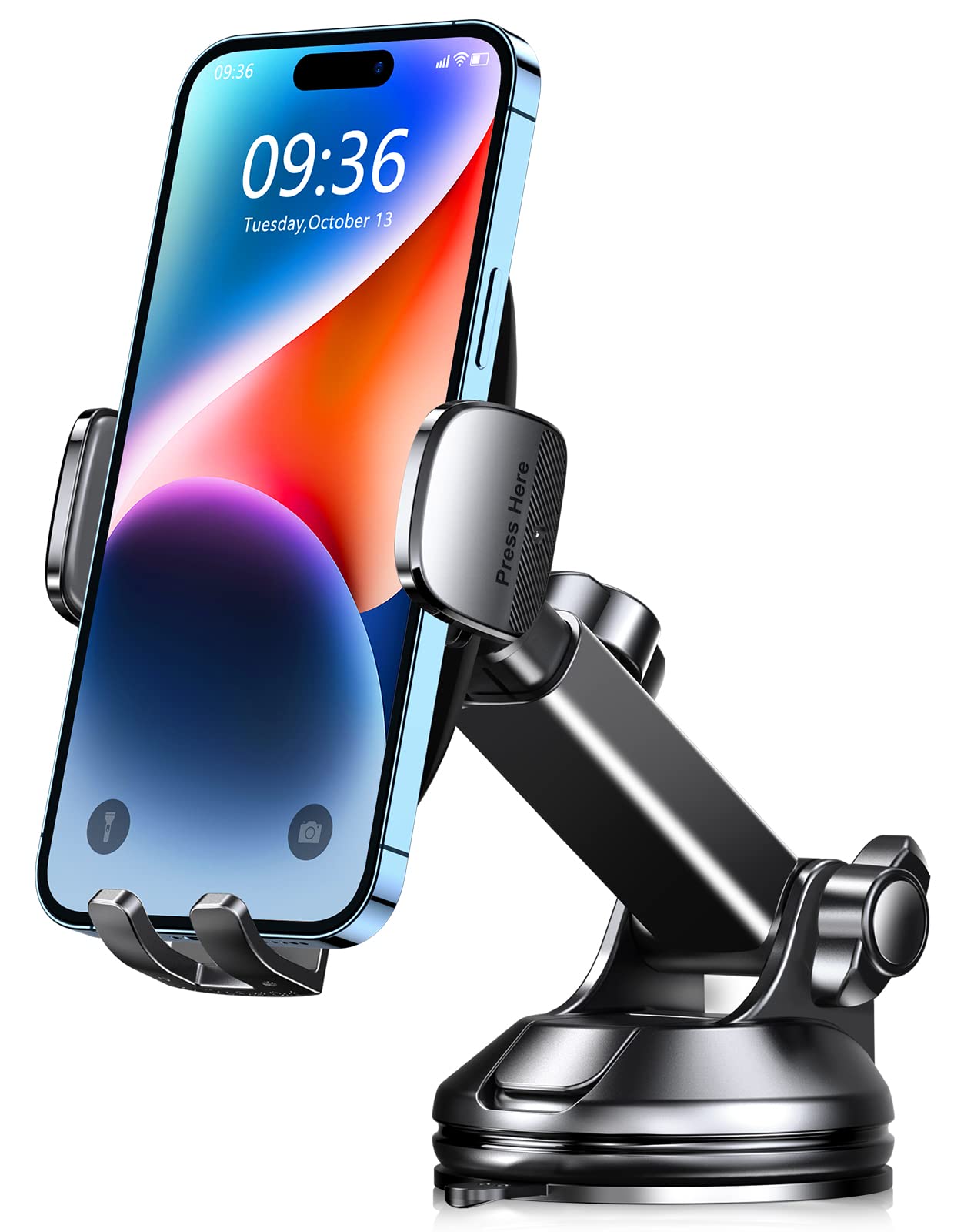 Compare CIRYCASE Car Phone Holder, Ultra Powerful Suction Dashboard Phone Holder at KSA Price