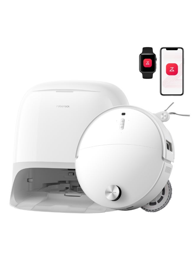 Compare roborock Qrevo Curv 2 Pro Robot Vacuum Cleaner with Mop, 25,000 Pa HyperForce Suction Power, Dual AntiTangle System, 100°C Hot Water Mop Wash, Reactive Al Obstacle Detection at KSA Price