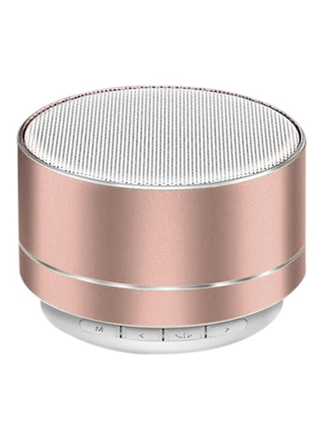Compare Rechargeable Portable AUX Mini BT Speaker Pluggable headset Music Audio Playing Time,TF Card Slot for Home, Travel Rose Gold at KSA Price