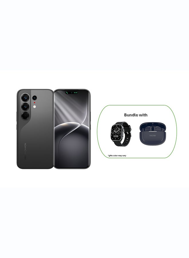 Compare CAMON 50 Ultra 12GB 256GB Moonshadow Black Bundle with  TWS Earphone Bud 4 Air and  Watch 3 Active  Global Version at KSA Price