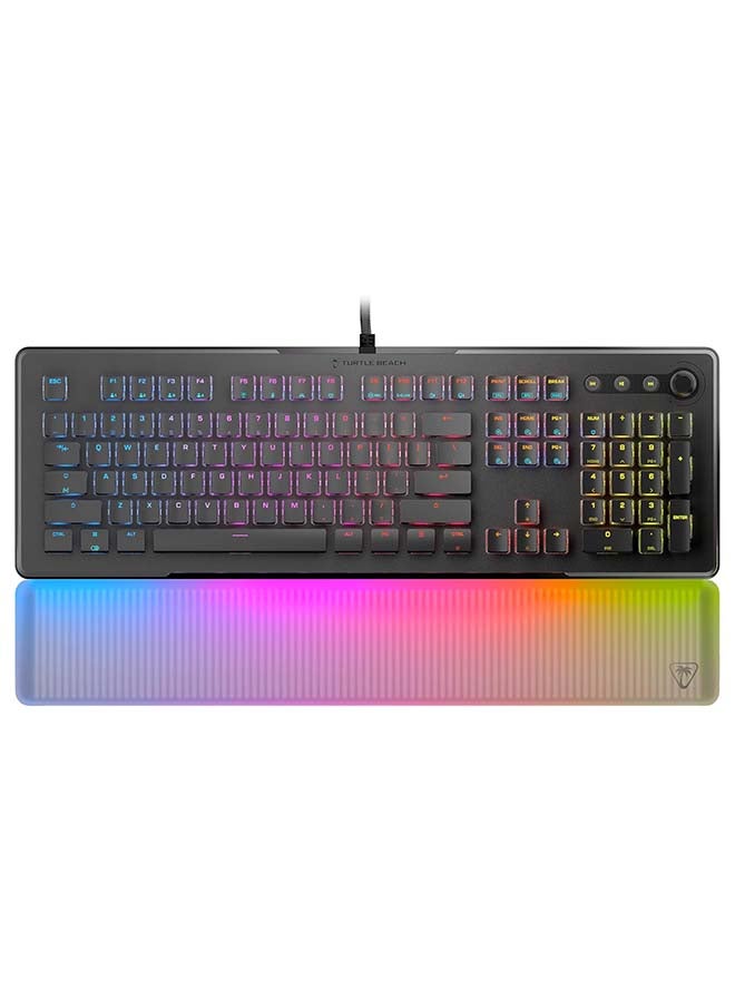 Compare Turtle Beach Vulcan II Max – OpticalMechanical PC Gaming Keyboard, Customizable RGB Illuminated Keys and Palm Rest, Smart Keys, Titan II Smooth Linear Switches, 200M Keystroke Durability – Black at KSA Price