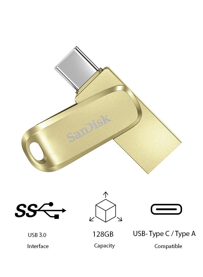 Compare 128GB Ultra Dual Drive Luxe TypeC USB 3.2 Read Speed Up to 400MBs  SDDDC4128GG46GD at KSA Price