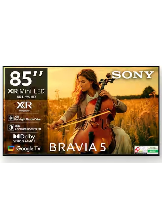 Compare 85 4K Mini LED display with vivid, detailed picture. 85XR70M2 black at KSA Price