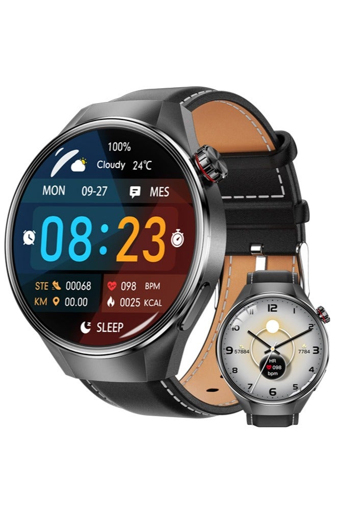 Compare Mens Smartwatch 1.75 AMOLED, Bluetooth Calls, Sleep Monitor, Fitness Tracker, IP67 Waterproof Smart Watch for Men, Compatible with AndroidiOS, Voice Assistant at KSA Price