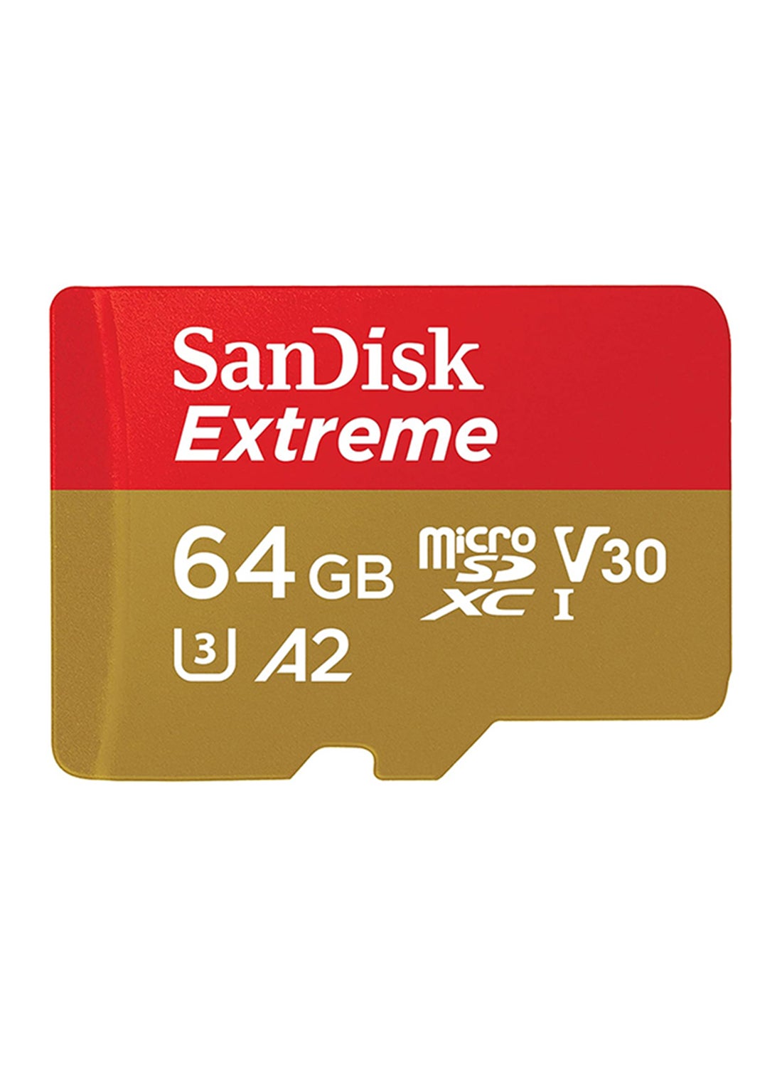 64 GB Extreme microSDXC Card UHS-I A2 V30…