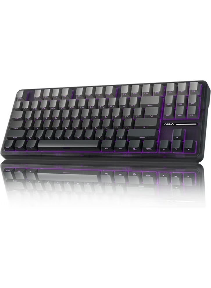 AULA F87 Pro Wireless Mechanical Keyboard,Tri-Mode…