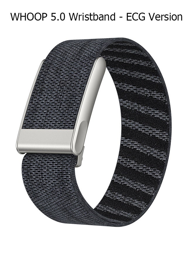 Compare Nylon Sports Strap with Whoop 5.0 Strap  Compatible with One & Peak  Breathable Nylon Adjustable Waterproof Replacement Wrist Strap  For Fitness, Activity, Sleep, Wearables  For Whoop 5.0  Black GrayTitanium FrameElectrocardiogram Model at KSA Price