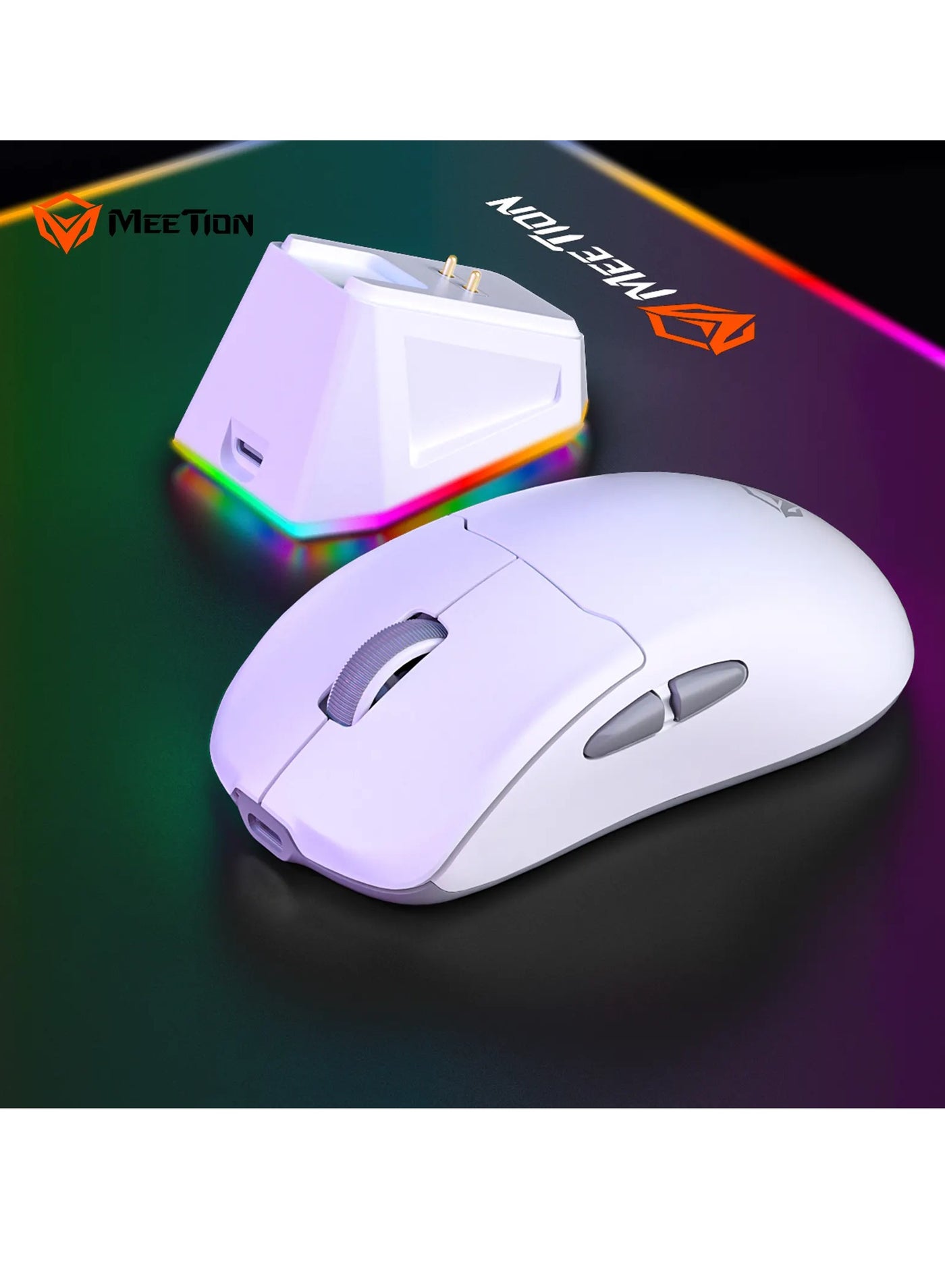 Compare Meetion GW39 8K Wireless Gaming Mouse PAW3395 Gamer Optical Sensor 26000DPI 58G Lightweight TriMode Macro Mouse for PC Laptop at KSA Price