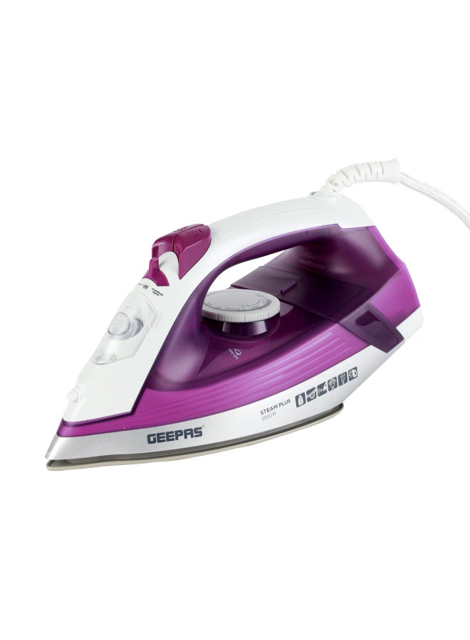 Geepas Steam Iron- GSI7786, Ironing Box with Ceramic-Coated…