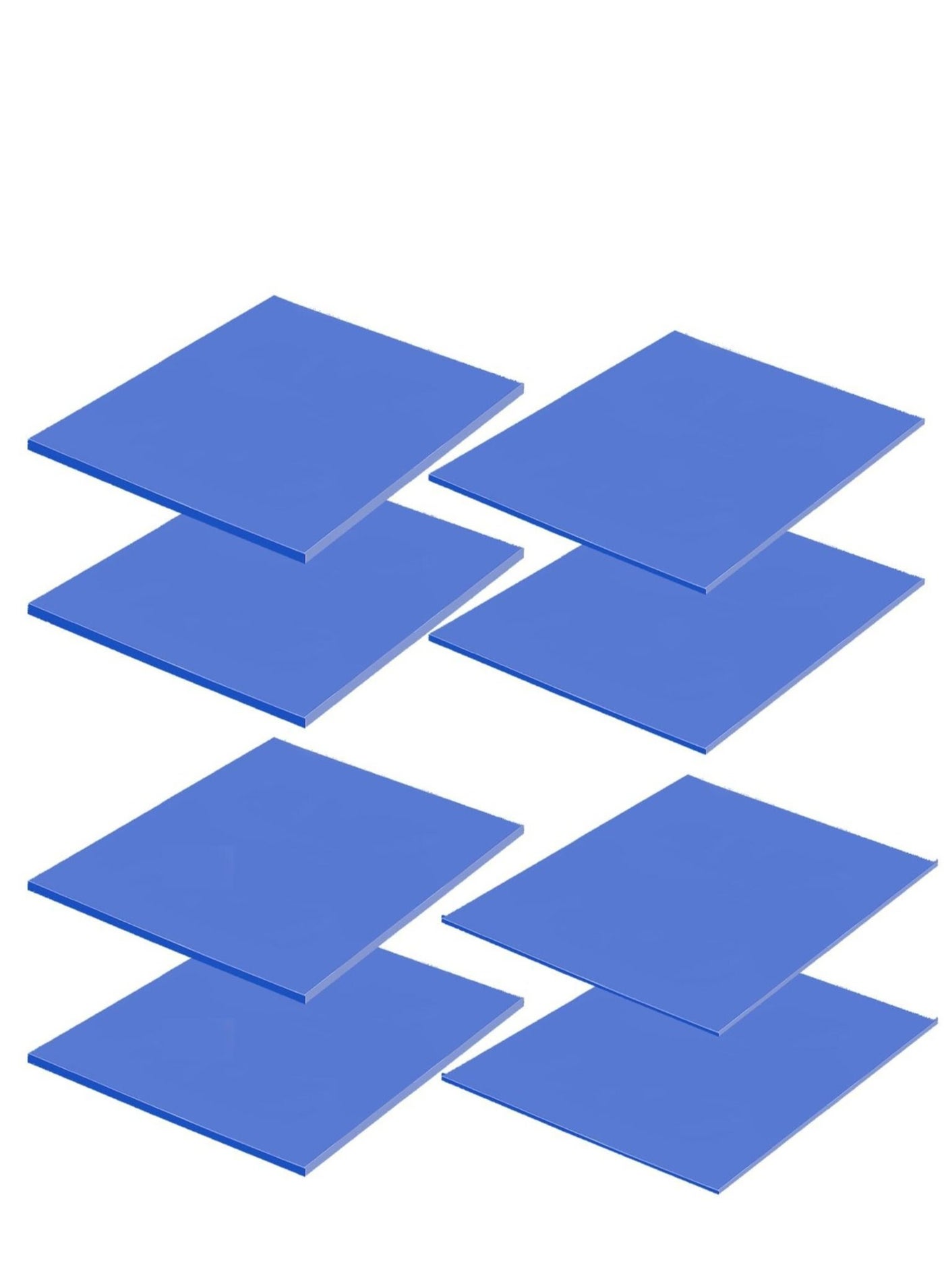 Compare 8 Pack Thermal Pad 100x100mm 0.5mm 1mm 1.5mm 2mm Highly Efficient Thermal Conductivity 6.0 WmK Heat Resistant Silicone Thermal Pads for Laptop Heatsink CPU GPU SSD IC LED Cooler at KSA Price