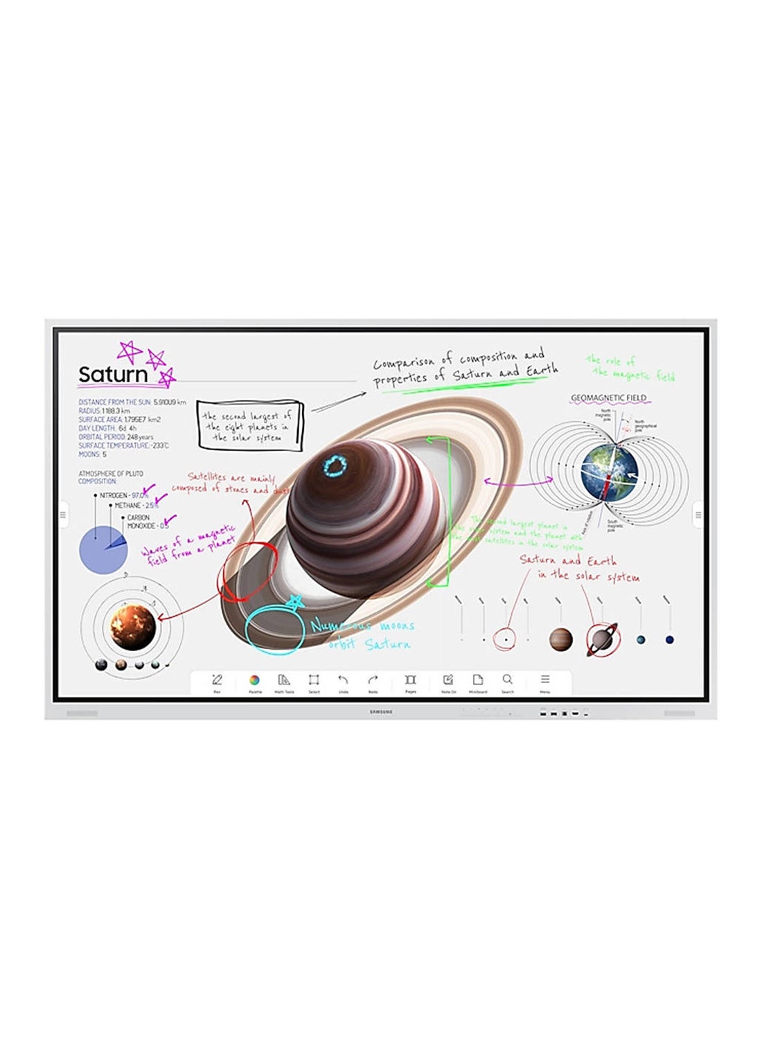Compare Flip Pro WMB Interactive Display, 75 4K UHD VA Touch Display, 75Hz Refresh Rate, 8ms Response Time, Tizen 6.5, Free VESA Mount, 32GB Flash Memory, Stylus Pen Inlcuded, LH75WMBWLGCXUE Black at KSA Price