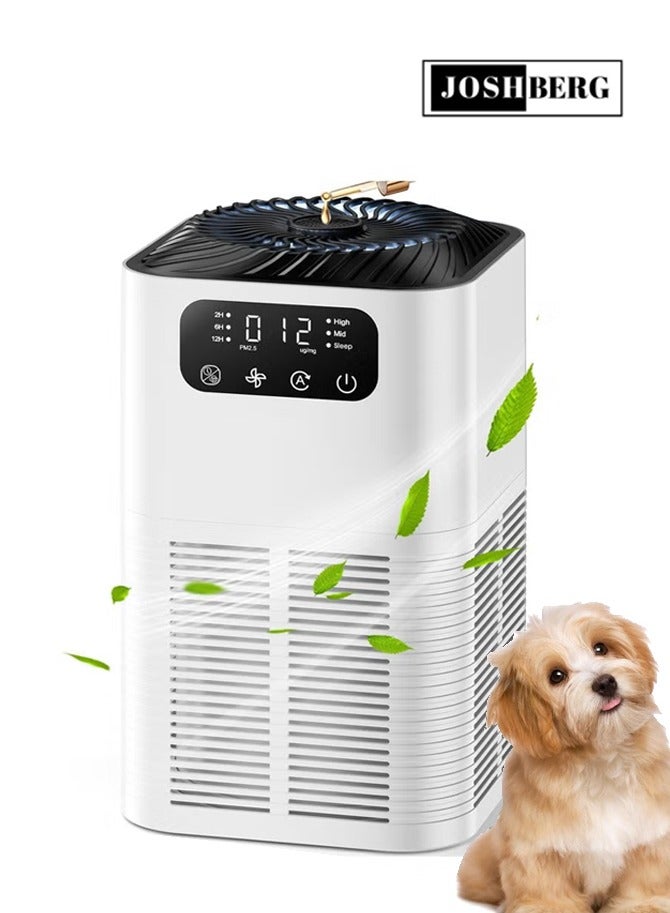 Compare Air Purifiers for Home, Up to 1076 ft², H13 True HEPA Air Filter with Fragrance Sponge, 25 dB Quiet Air Purifiers for Bedroom Pet Dander Pollen at KSA Price