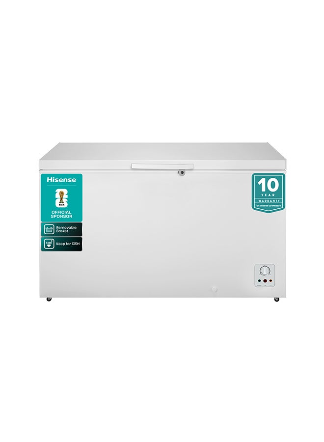 Compare 550L Gross Capacity  420L Net capacity Chest Freezer with inner glass door,LED Lighting,Mechanical Temperature control 165 W FC55DD4SAA2 White at KSA Price