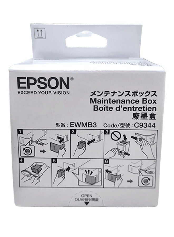Compare Original Genuine Epson C9344 Maintenance Box for Epson XP2100 3100 4100 WF2830 2850 L3550 L5590 Black at KSA Price