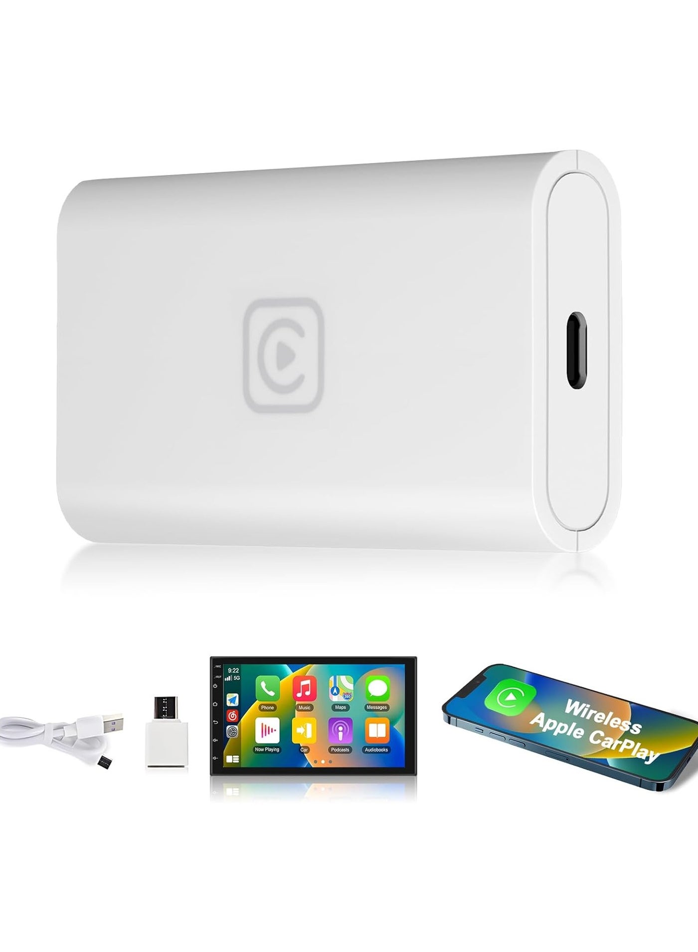 Wireless Carplay Adapter, for Factory Wired Carplay…
