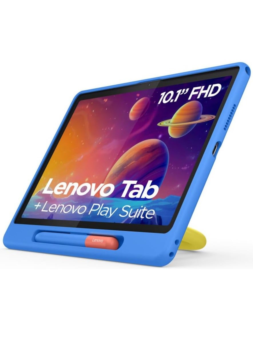 Compare Tab with Kids Case & Pen, 10.1 WUXGA 1920x1200 400nits Antifingerprint Touch display, MediaTek Helio G85 processor, 4GB RAM, 128GB Storage, Android 14, Luna Grey at KSA Price