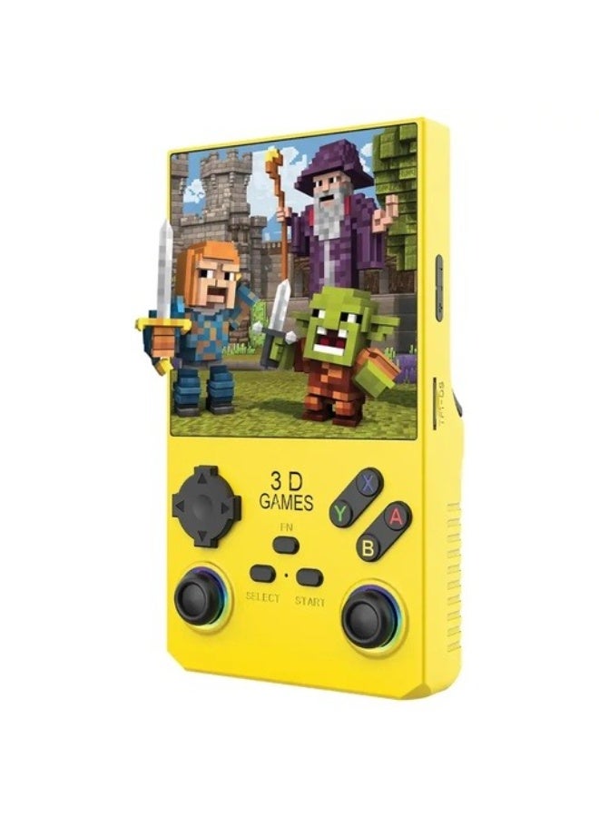 Compare Gaming 4 Square Display Retro Handheld Game Console, 4000mAh Lithium Polymer Battery, 10 Hours Battery Life, 1GB RAM, QuadCore Performance, MultiSystem Support  Yellow at KSA Price